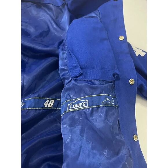 Nascar No 48 Jimmie Johnson Lowe's JH Design Racing Jacket Size 2XL New - Picture 12 of 15